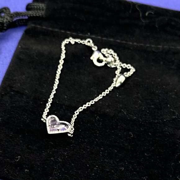 Kendra Scott Mini Ari Heart Adjustable Bracelet - Picture 13 of 13